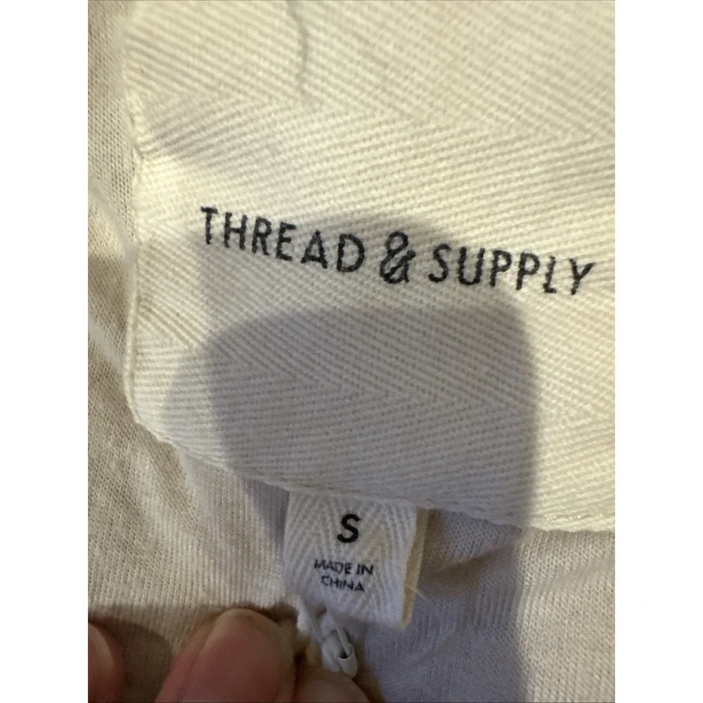 Thread‎ And Supply Quarter Snap Pullover Fleece Camouflage Jacket Women's Small